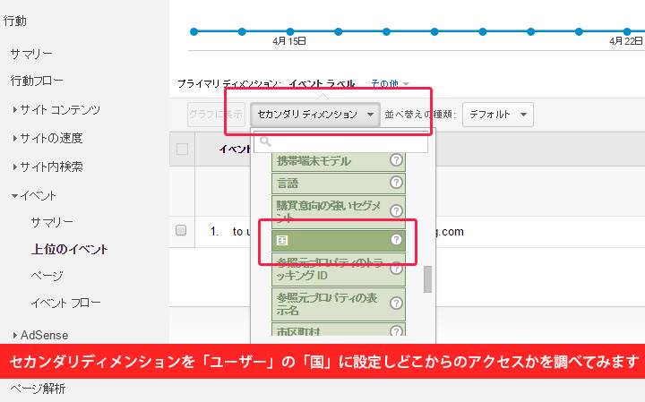 ディメンション設定