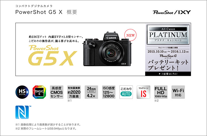 Power Shot G5X